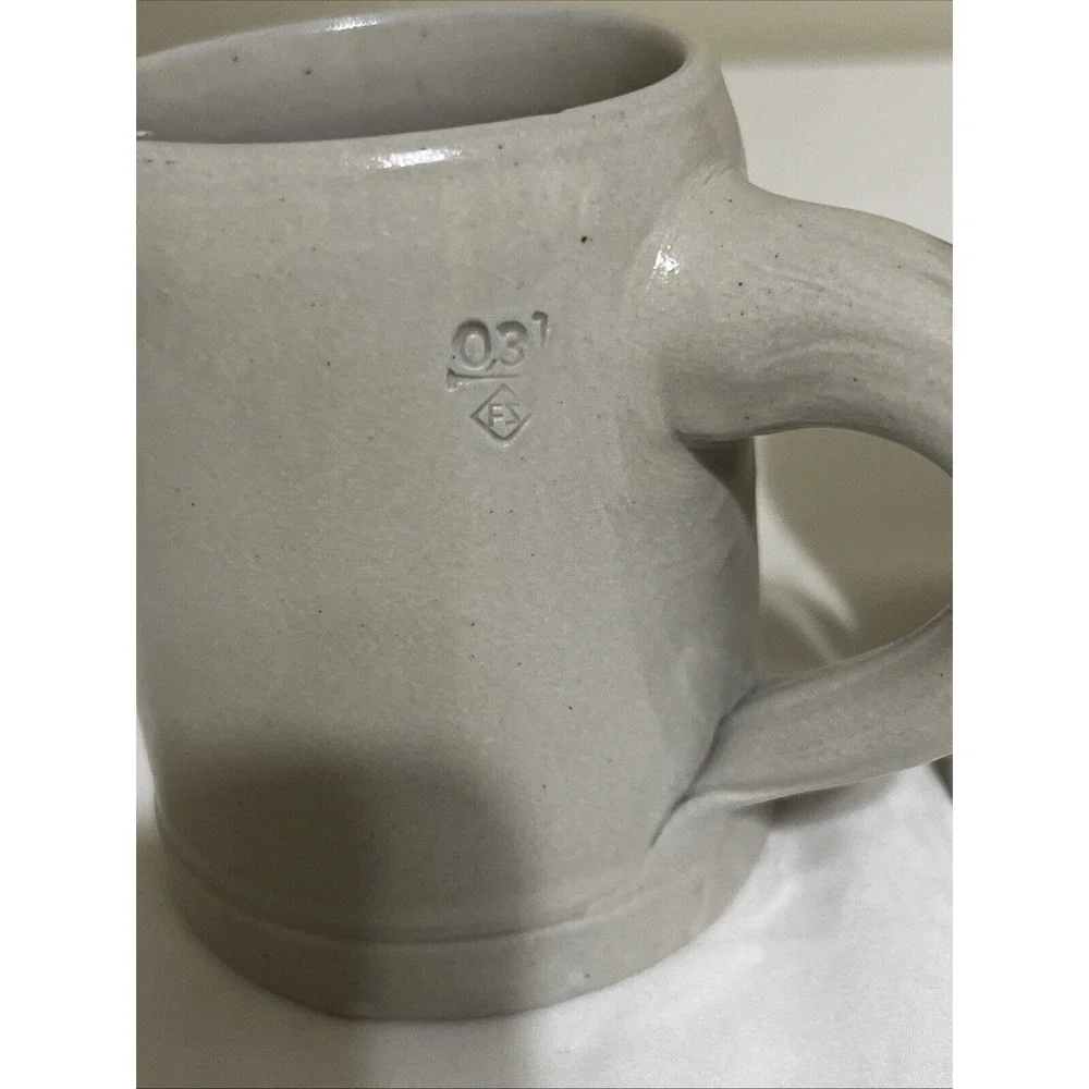 Set Of 4 Vintage Old Lufthansa Airlines 0.3L Ceramic Beer Stein Breweriana Crest